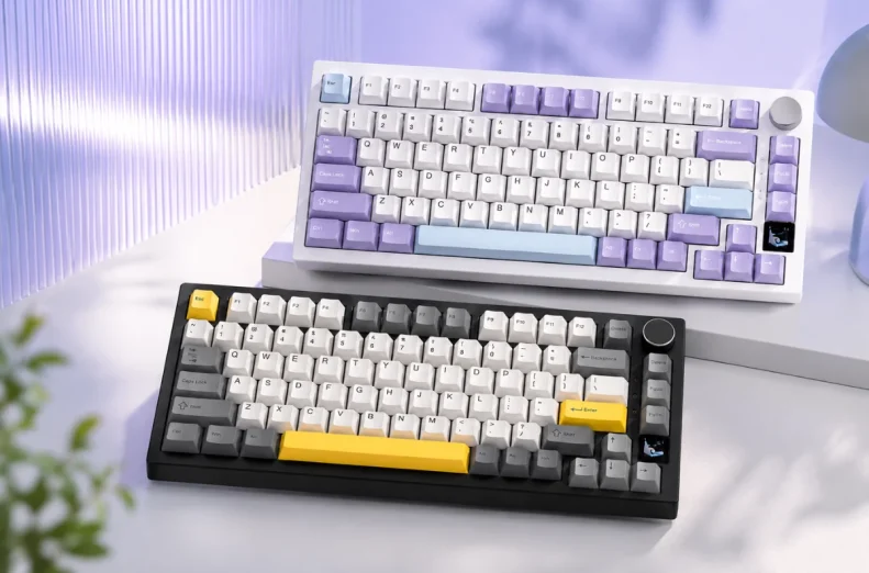 Дві версії клавіатури AK820 Pro у різних кольорах