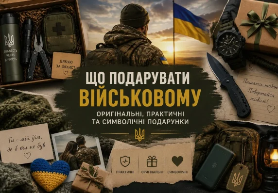 Найкращі подарунки для військового – корисні на службі та в побуті, оригінальні та з глибоким емоційним змістом