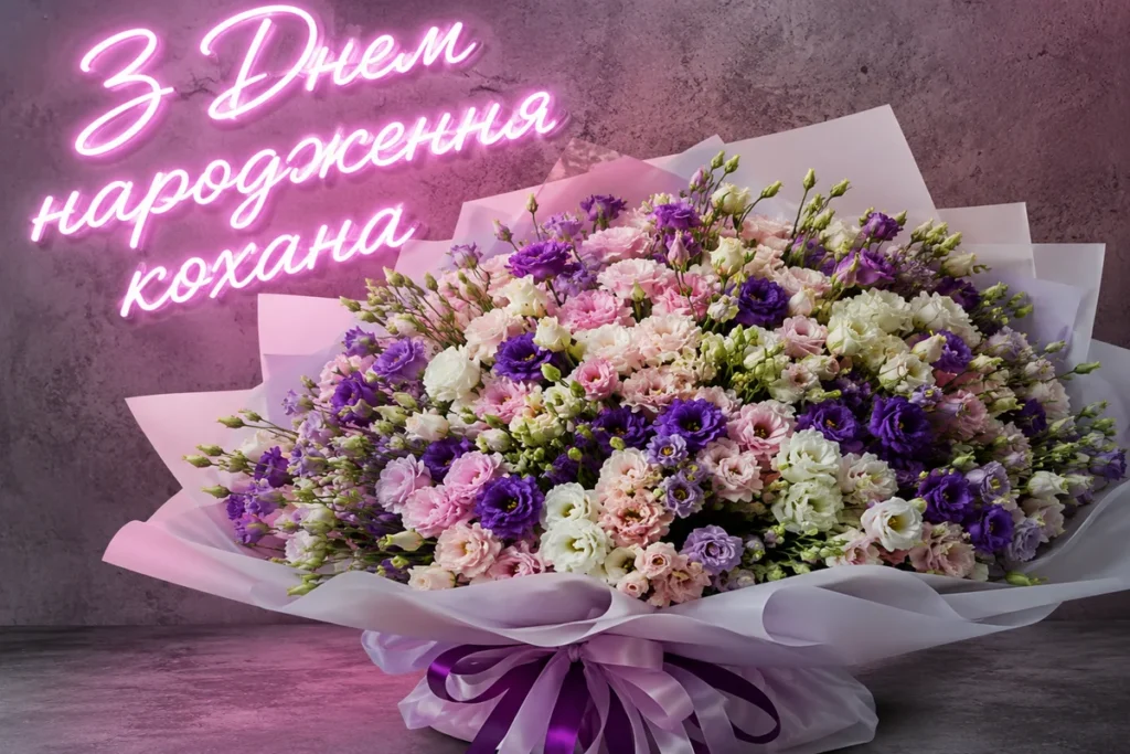 Ніжні еустоми для дівчини