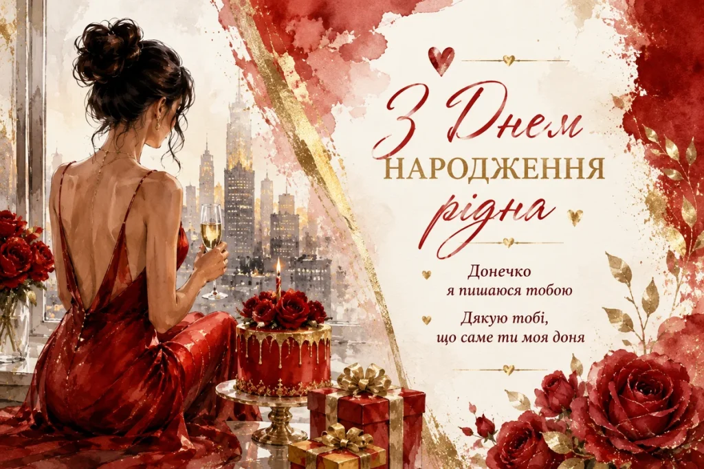 День народження в дорослої донечки