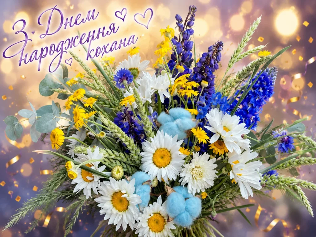 Польові квіти з бавовною
