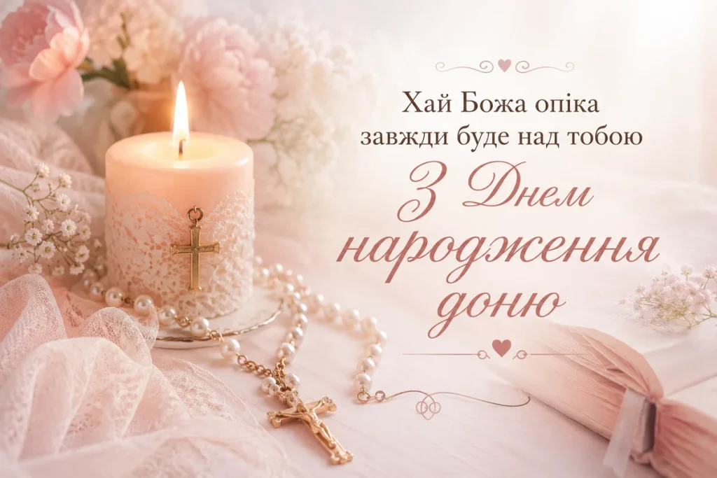 Горить ніжна свічка благодаті