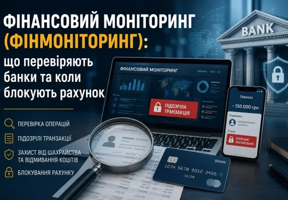 Фінансовий моніторинг банків: перевірка підозрілих транзакцій і блокування рахунку
