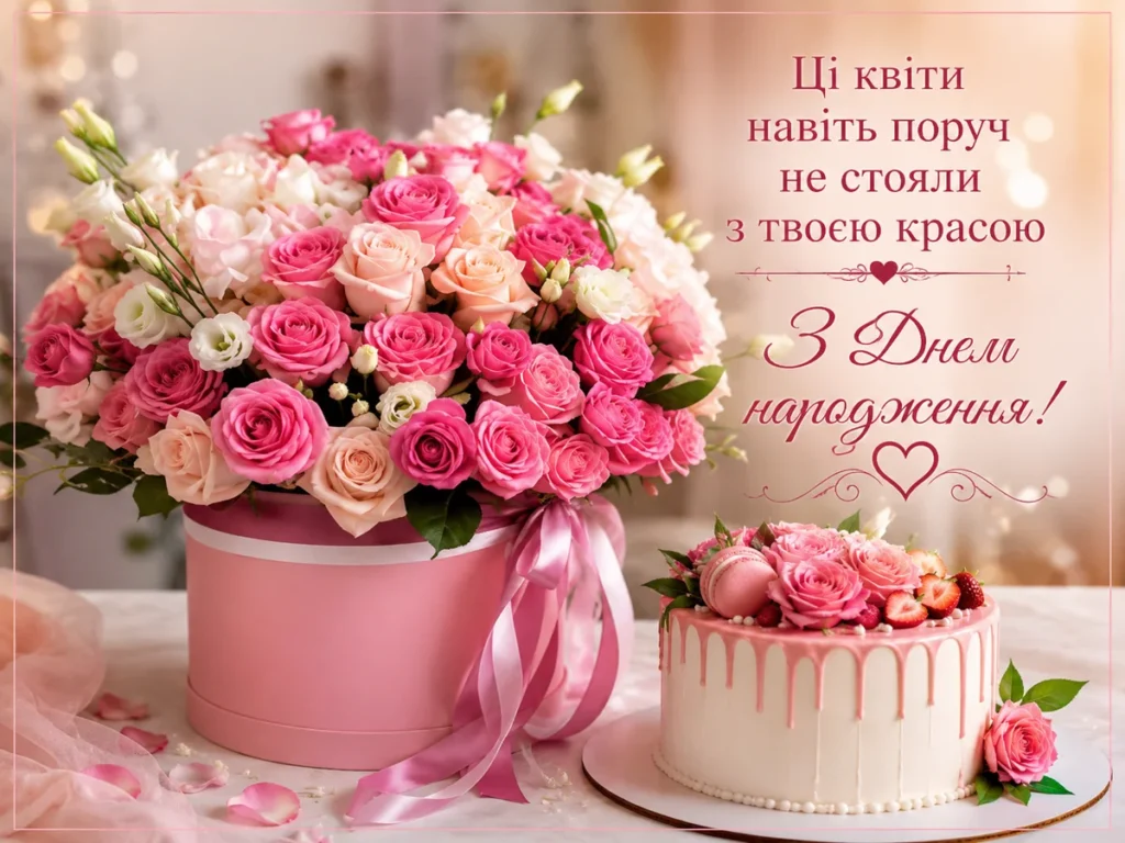 Рожеві троянди в круглому боксі