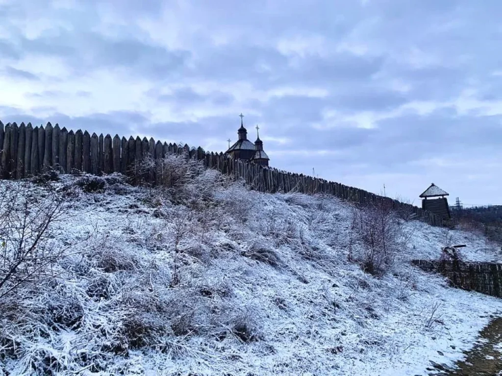 Запорозька Січ фото взимку