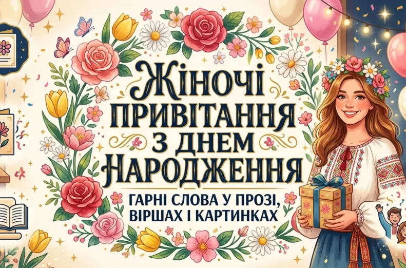 Короткі і розгорнуті, веселі і стримані, з квітковими картинками і на тлі святкових атрибутів – різноманітні привітання для жінки