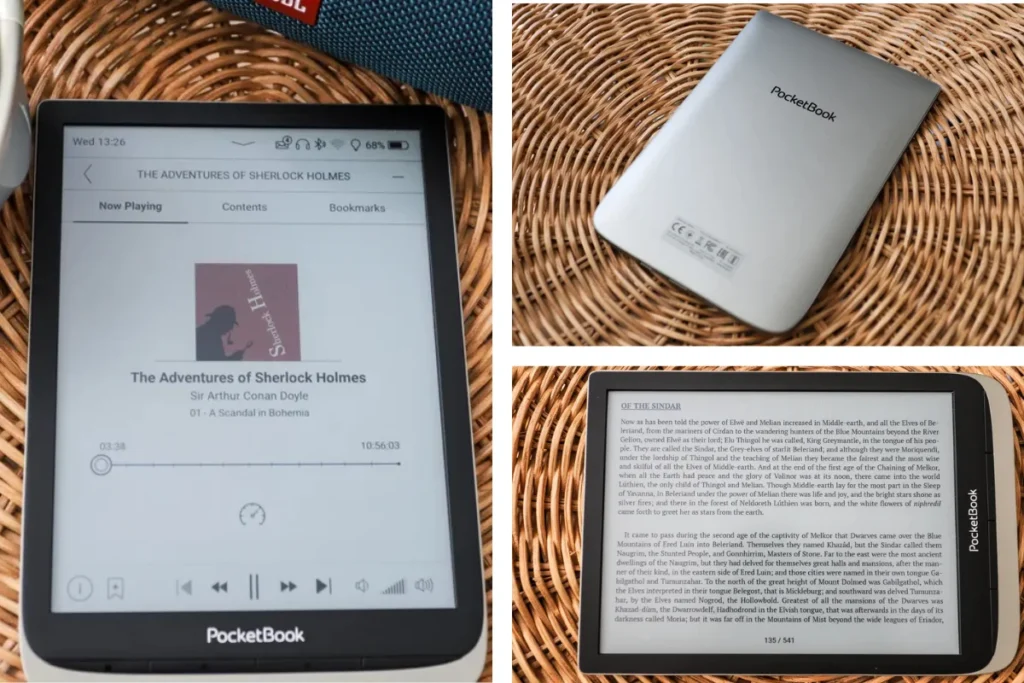 Колаж із PocketBook InkPad Color