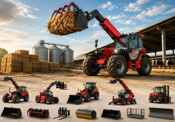 види навантажувачів Manitou