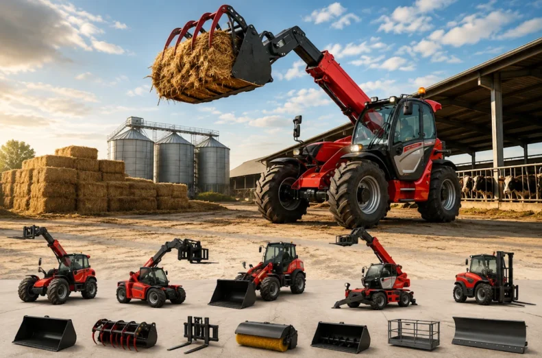 види навантажувачів Manitou